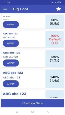 Big Font android App screenshot 3